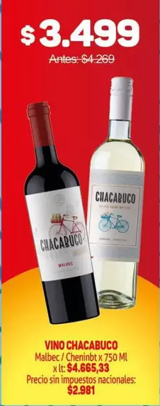 Chacabuco - VINO CHACABUCO Malbec / Cabernet x 750 Ml
