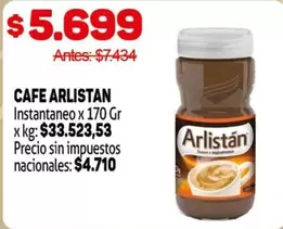 Arlistán - Cafe Instantaneo