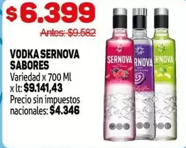 sernova - VODKA SERNOVA SABORES