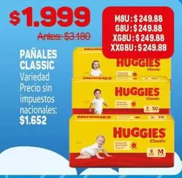 Huggies - PAÑALES CLASSIC