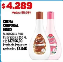 Hinds - CREMA CORPORAL