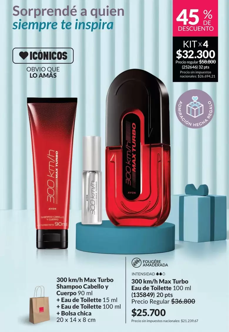 X$ - 300 km/h Max Turbo Shampoo Cabello y Cuerpo