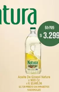 Natura - Aceite De Girasol