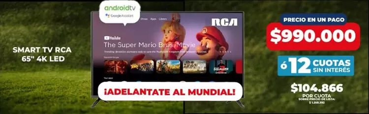 RCA - SMART TV 65" 4K LED