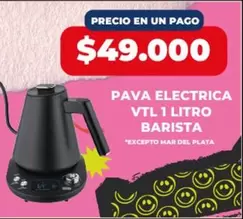 Mar del Plata - Pava Electrica VTL 1 Litro