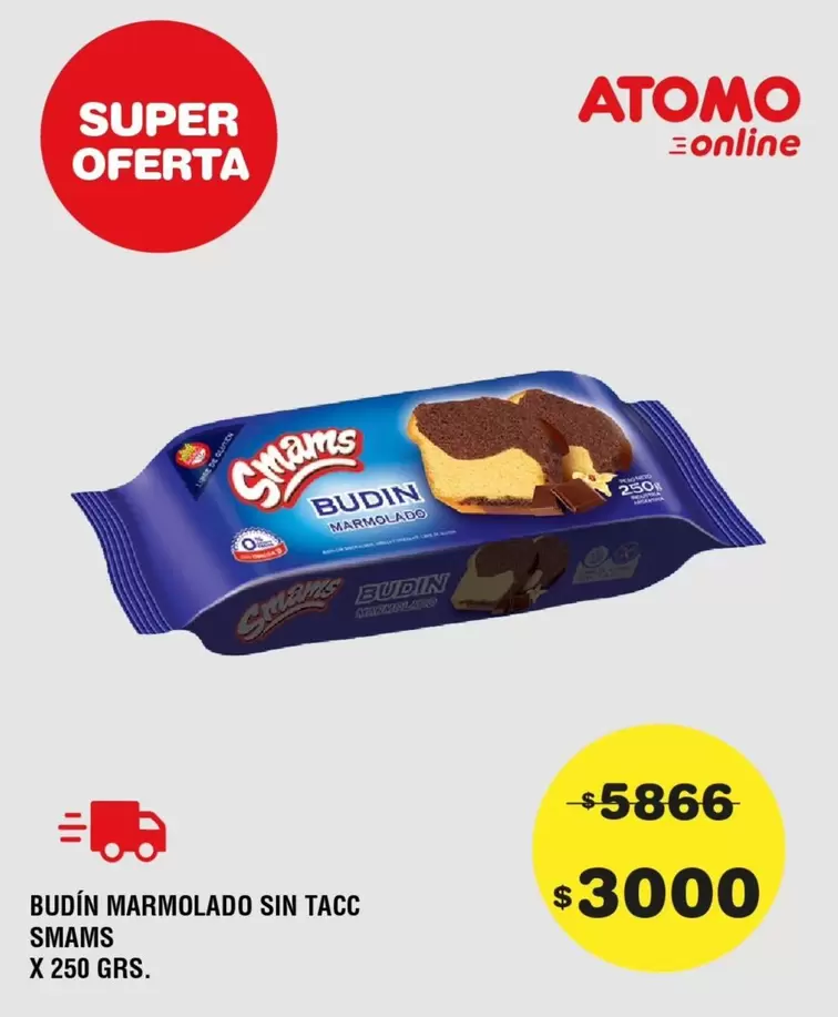 Atomo - BUDIN MARMOLADO SIN TACC