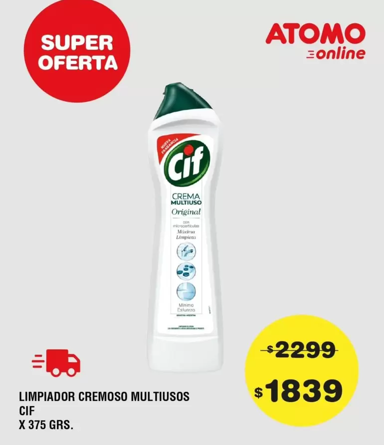 Cif - LIMPIADOR CREMOSO MULTIUSOS