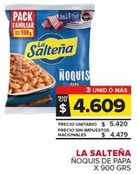 La Salteña - ÑOQUIS DE PAPA