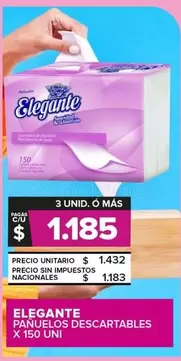 Elegante - Pañuelos Descartables