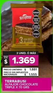 Terrabusi - ALFAJOR CHOCOLATE TRIPLE