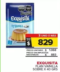 Exquisita - Flan Vainilla