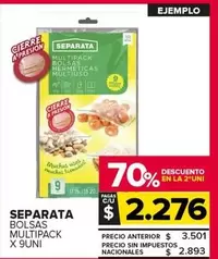 Separata - BOLSAS MULTIPACK HERMETICAS MULTIUSO