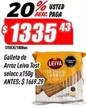 Leiva - Galleta de Arroz Tost