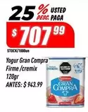 Gran Compra - Yogur  Firme / Cremix