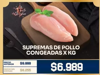 X$ - Supremas de Pollo Congeladas