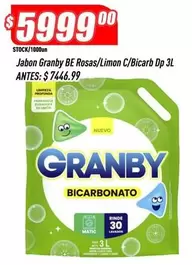 Granby -  BE Rosas/Limon C/Bicarb Dp 3L