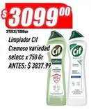 Cif - Limpiador  Cremoso