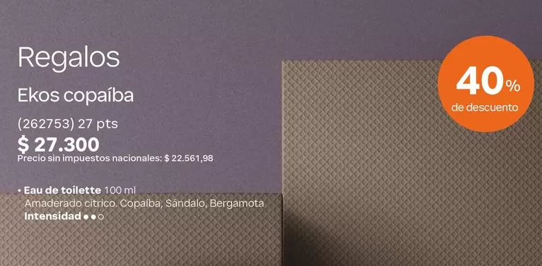 Natura - Ekos copaíba