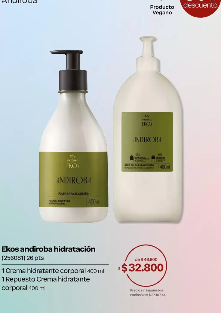 Natura - Ekos andiroba hidratación (256081)