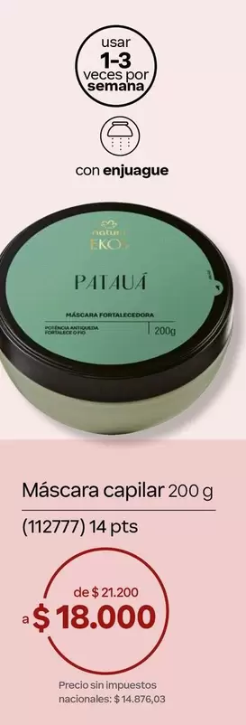 32 - Máscara capilar 200 g