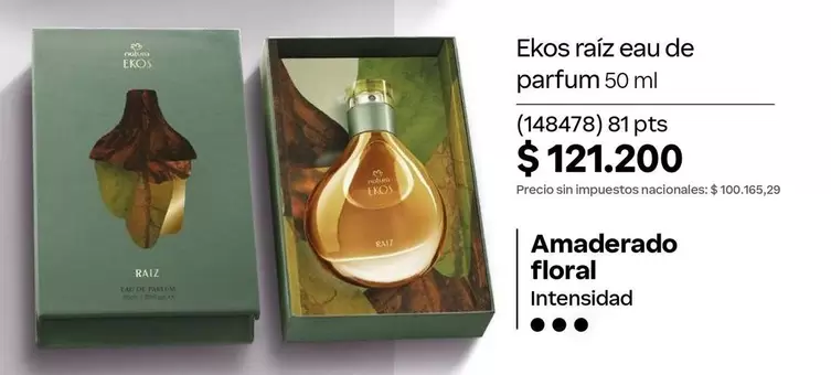 Natura - Ekos raiz eau de parfum 50 ml