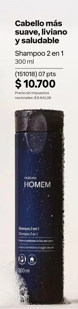 Suave - Shampoo 2 en 1 300 ml