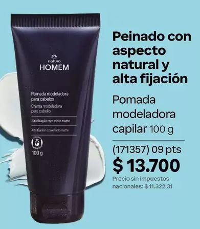 Natura - Pomada modeladora capilar 100 g