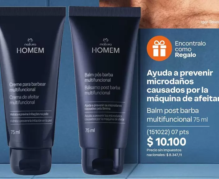Natura - Balm post barba multifuncional 75 ml