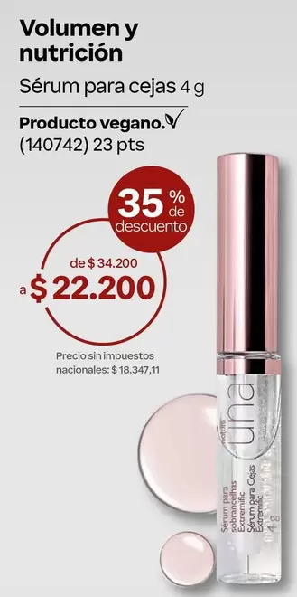 Una - Sérum para cejas 4 g (140742)