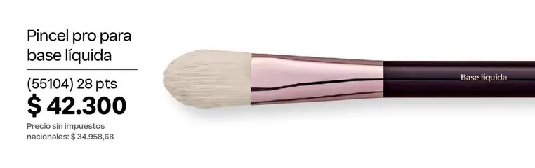 Pro - Pincel pro para base liquida (55104)
