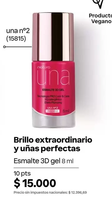 Pro - Esmalte 3D gel 8 ml (15815)