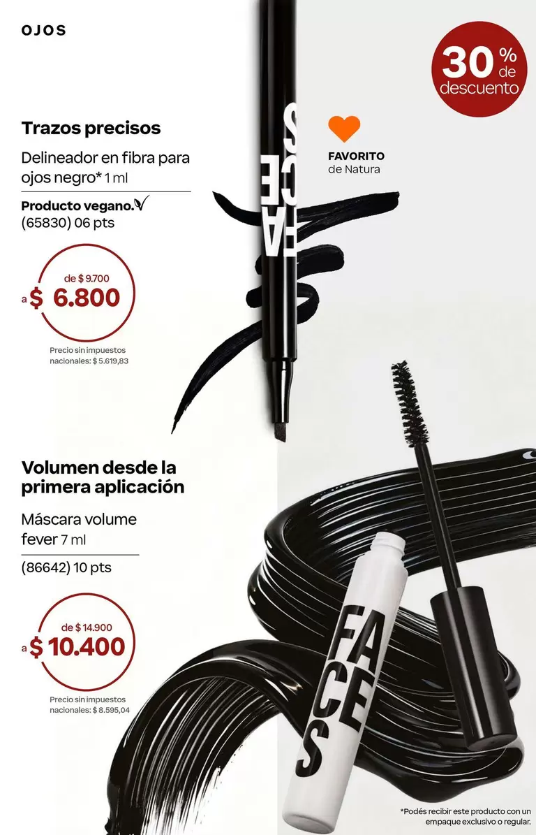 Negro - Trazos precisos Delineador en fibra para ojos negro
