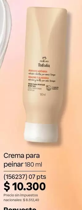 Crema para peinar 180 ml