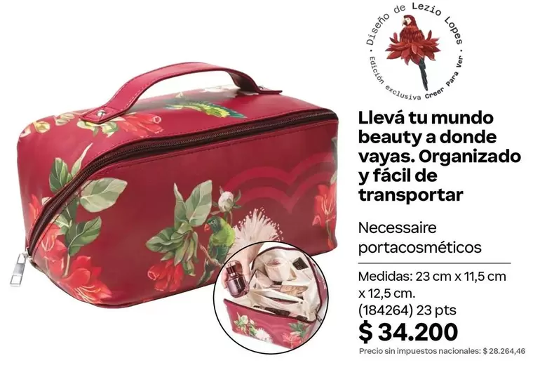 X$ - Necessaire portacosm
uevo