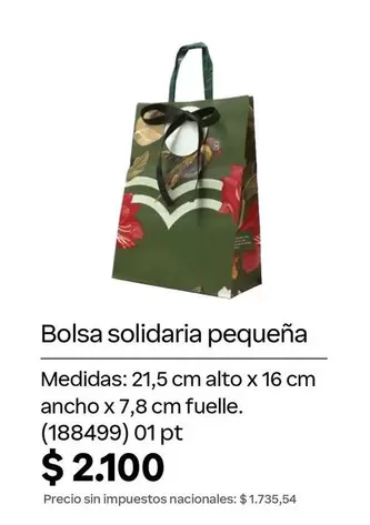 X$ - Bolsa solidaria pequeña (188499) 01 pt