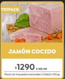 X$ - JAMÓN COCIDO