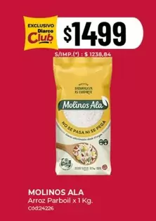 Molinos Ala - Arroz Parboil x 1 Kg.