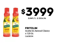 Cocinero - FRITOLIM Aceite En Aerosol Clásico