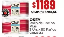 Okey - Rollo de Cocina Plus Cód:26452