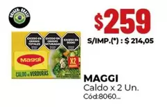Maggi - Caldo x 2 Un. Cód:8060