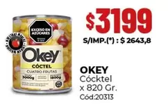 Okey - Cóctel Cuatro Frutas