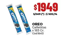 Oreo - Galletitas x 183 Gr. Cód:18413