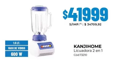 Licuadora 2 en 1 C
uevoacute;d:73210