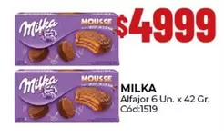 Milka - Alfajor Mousse