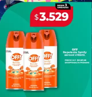 Off - Repelente family aerosol