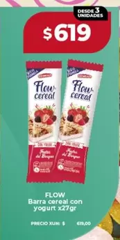 Flow - Barra cereal con yogurt