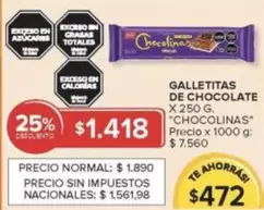 chocolinas - GALLETITAS DE CHOCOLATE