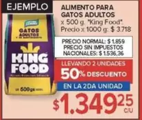 King Food - ALIMENTO PARA GATOS ADULTOS