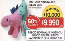 PELUCHE DINOSAURIO