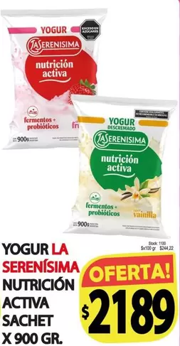 La Serenísima - YOGUR NUTRITION ACTIVA SACHET